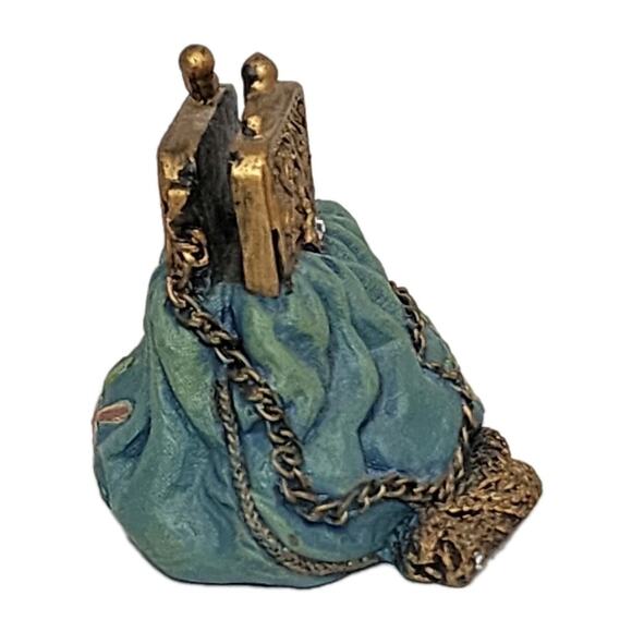 Vintage 2000 Nostalgia Handbags Card Holder Popular Imports Mini Coin Resin - Picture 4 of 8